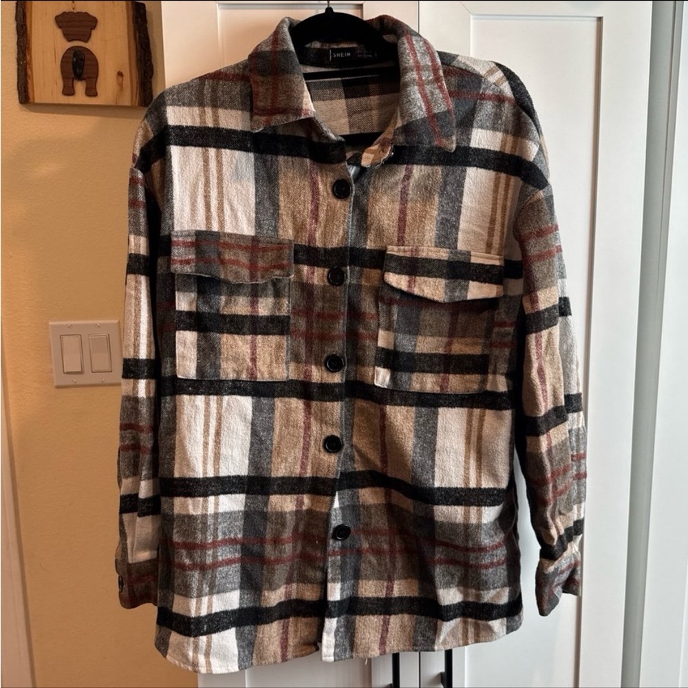 Shein flannel jacket